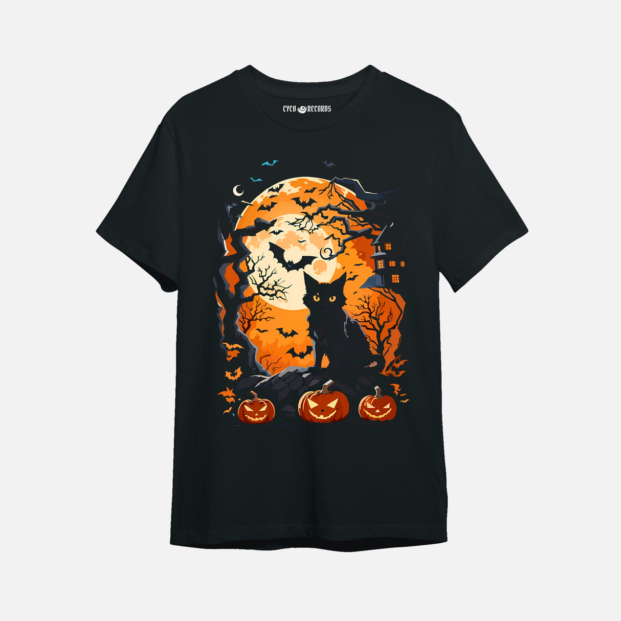 Halloween - Black Cat - Polera