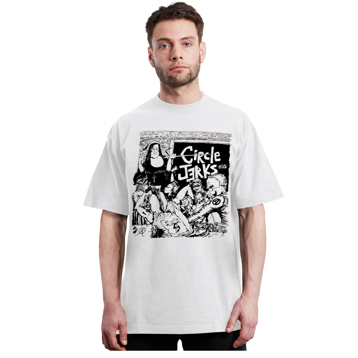 Circle jerks - Monja blanca - Polera