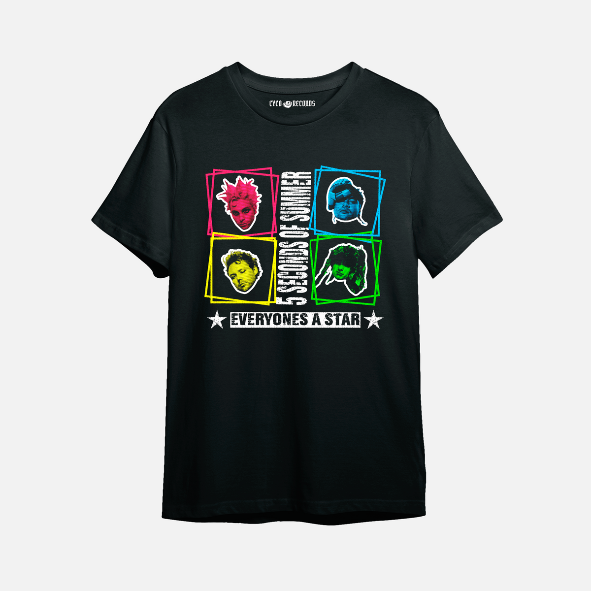 5 Seconds to Summer - Caras Color - Polera