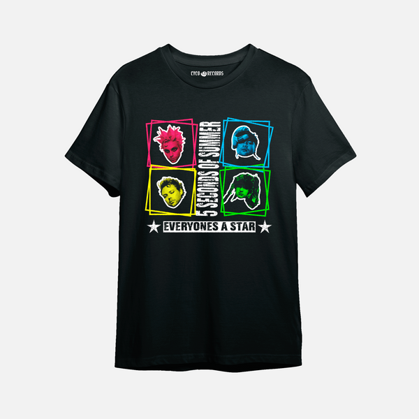5 Seconds of Summer - Caras Color - Polera