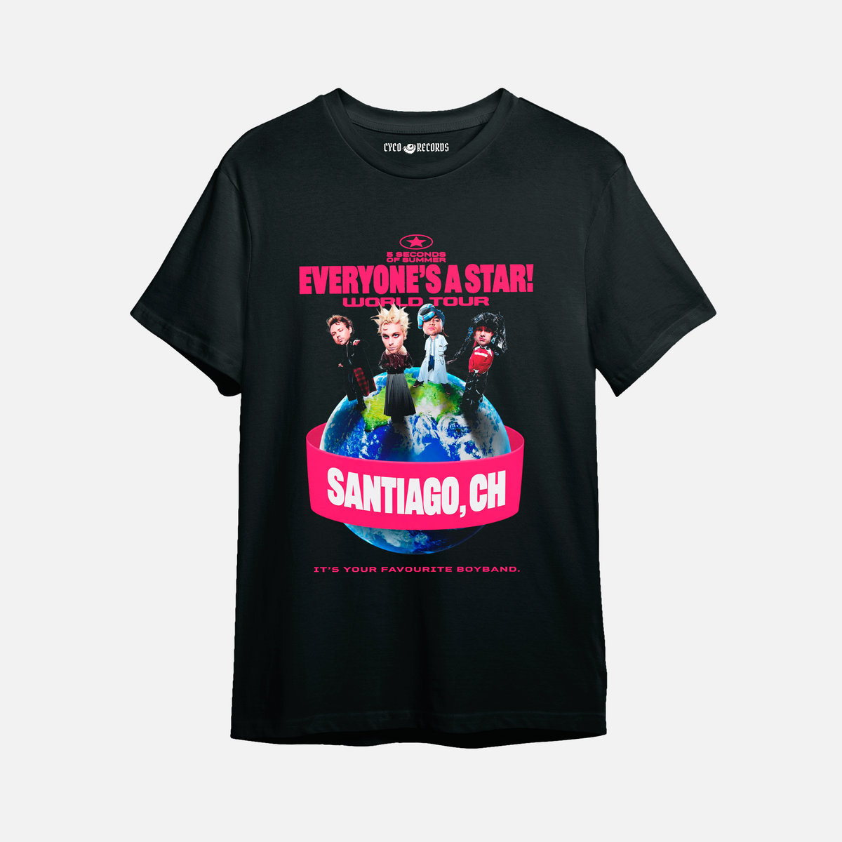 5 Seconds to Summer - Santiago 2026 - Polera