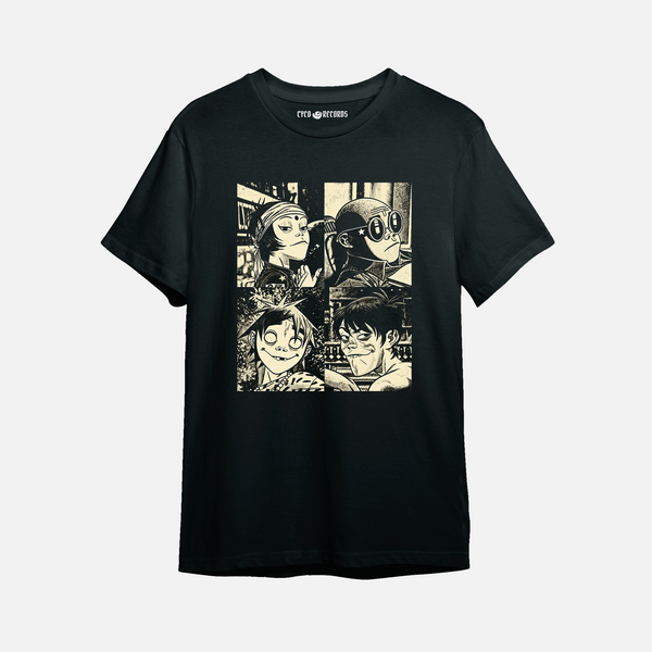 Gorillaz - The Montain Collage - Polera