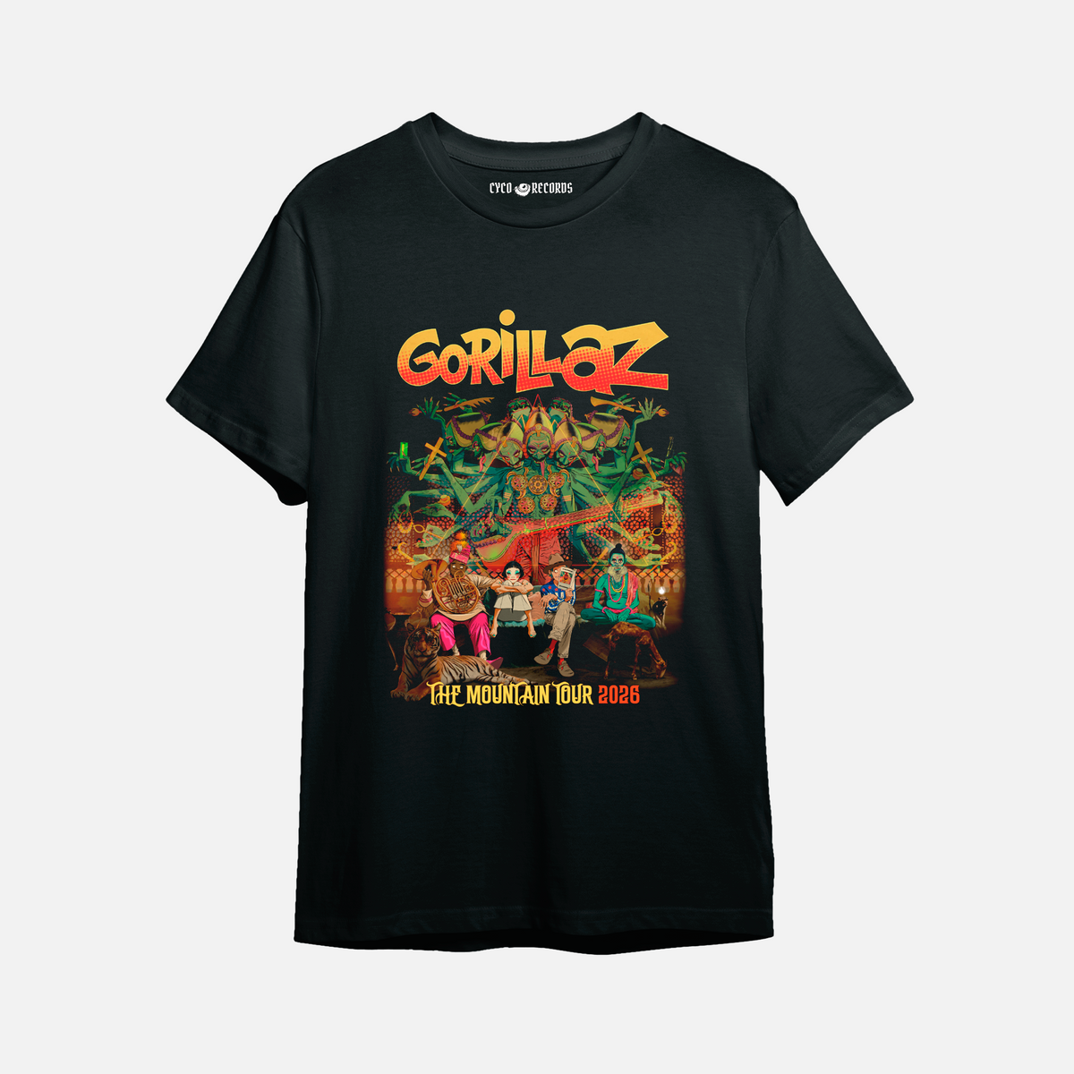 Gorillaz - The Mountain Tour 2026 - Polera