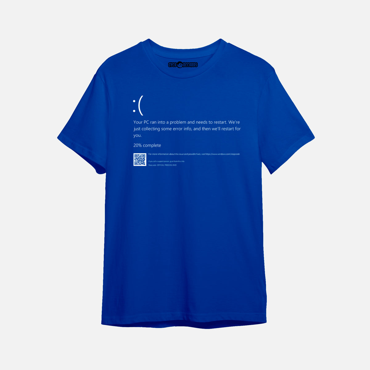 Pantalla Azul Windows - Polera
