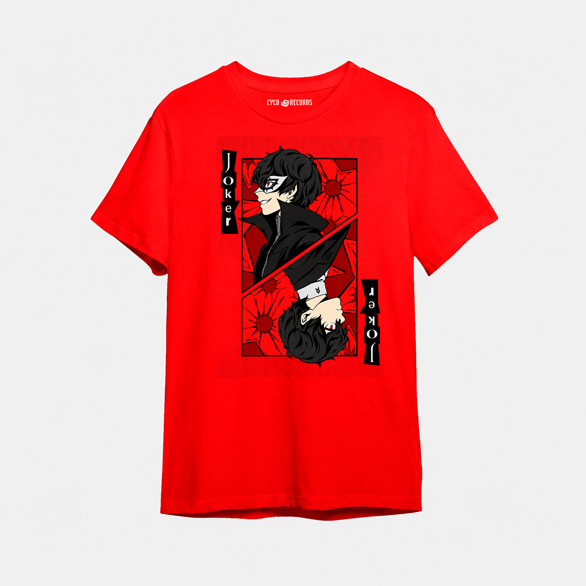Persona5 - Joker Carta Polera Roja
