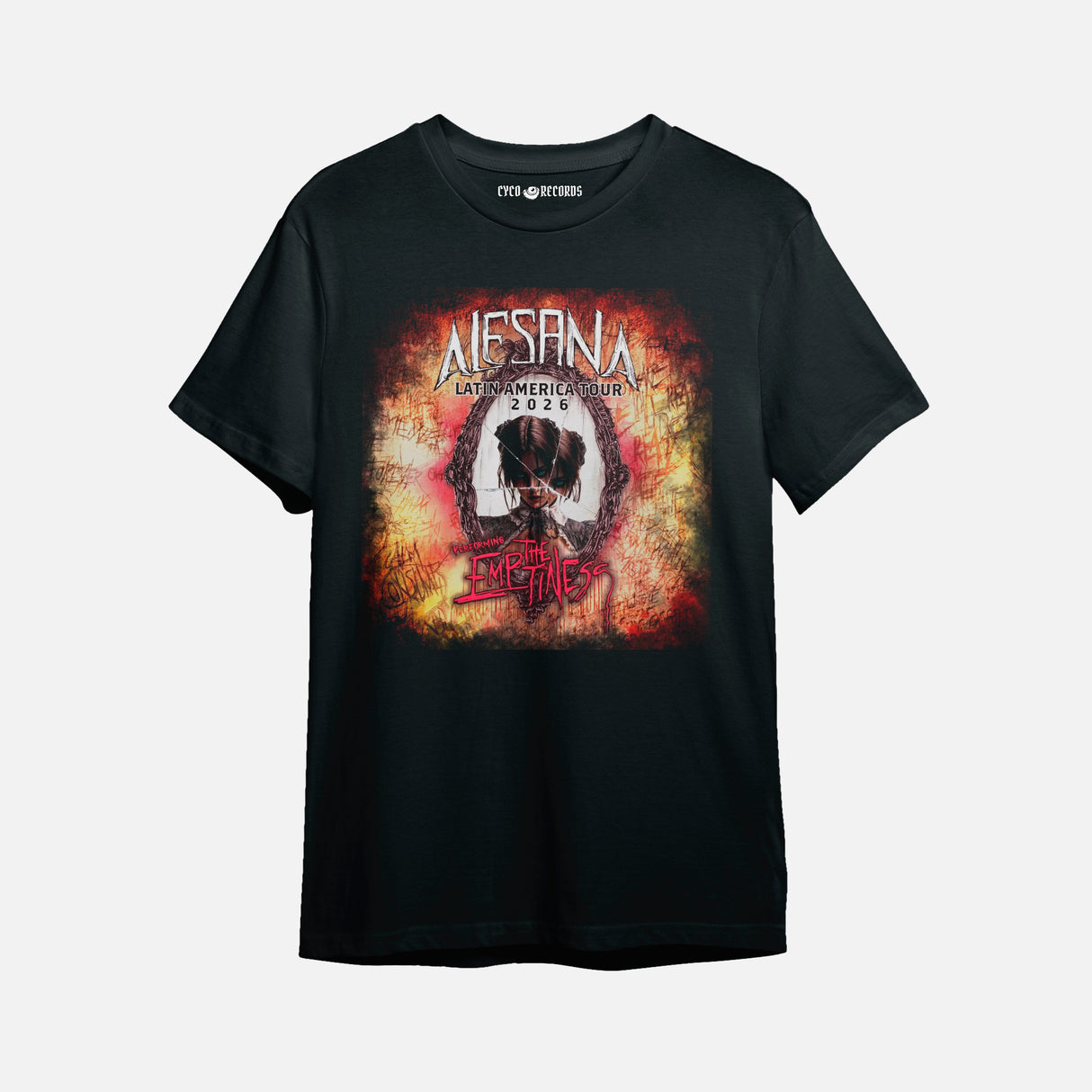 Alesana - The Emptiness Latin tour 2026 - Polera