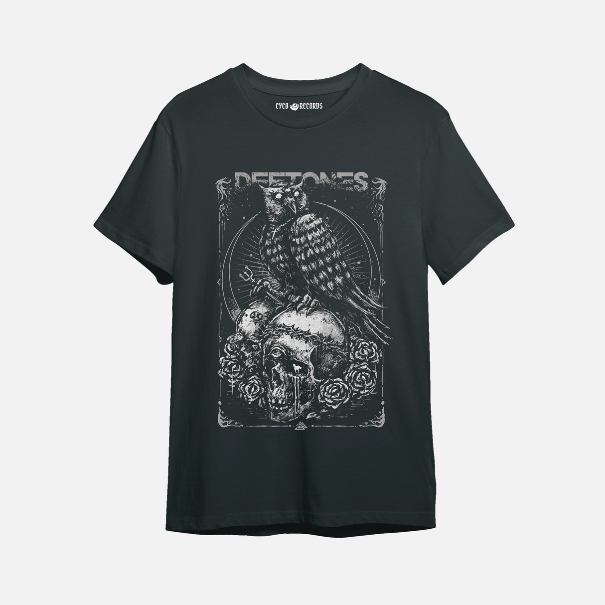 Deftones - Poster skull owl - Polera