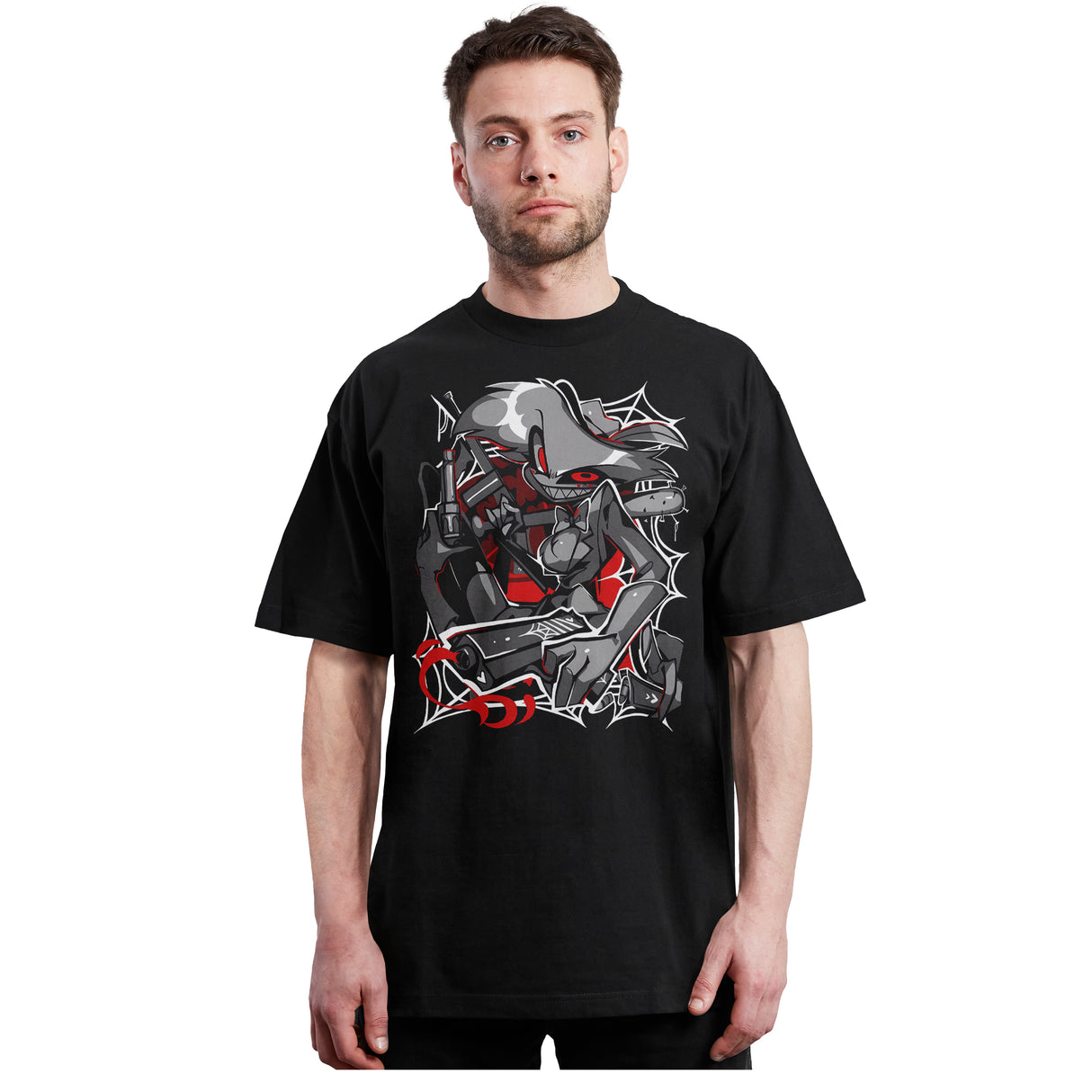 Hazbin Hotel - Angel Dust Gun - Polera