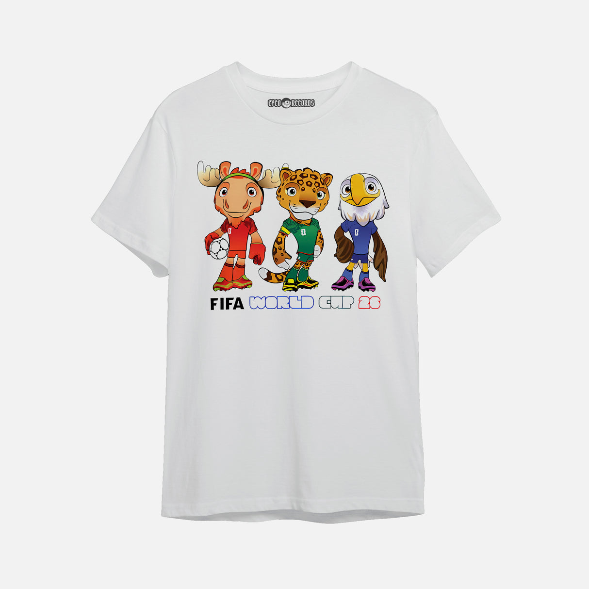 Mundial 2026 - Mascotas - Polera Blanca