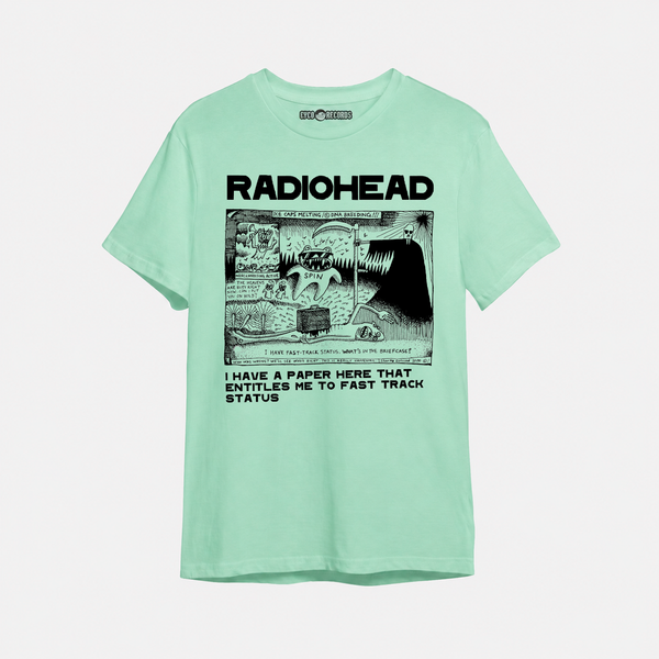 Radiohead - Ice Caps Melting - Polera Verde