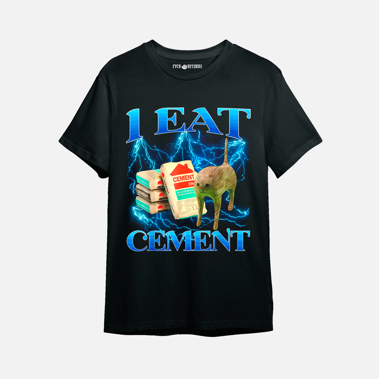 Meme Gato - I Eat Cement - Polera