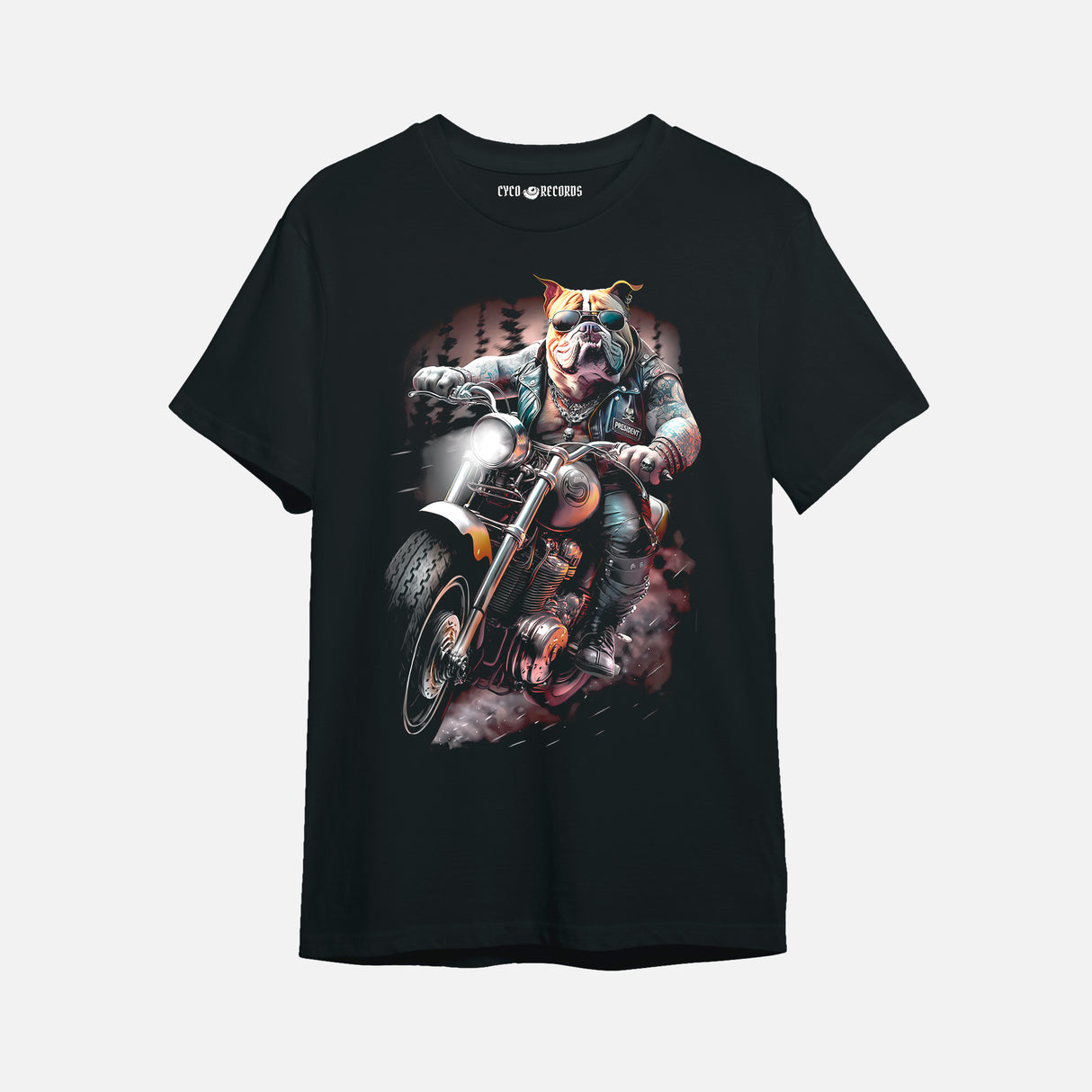 Perros - Moto - Polera