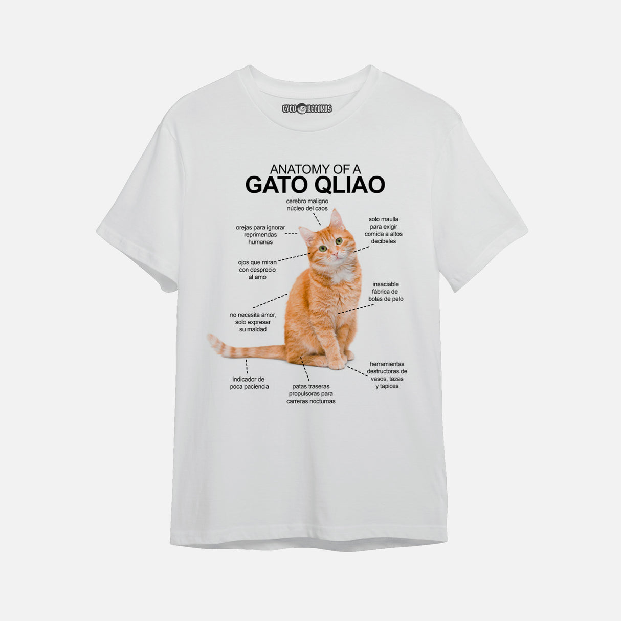 Anatomy of a Gato Qliao - Naranjo - polera