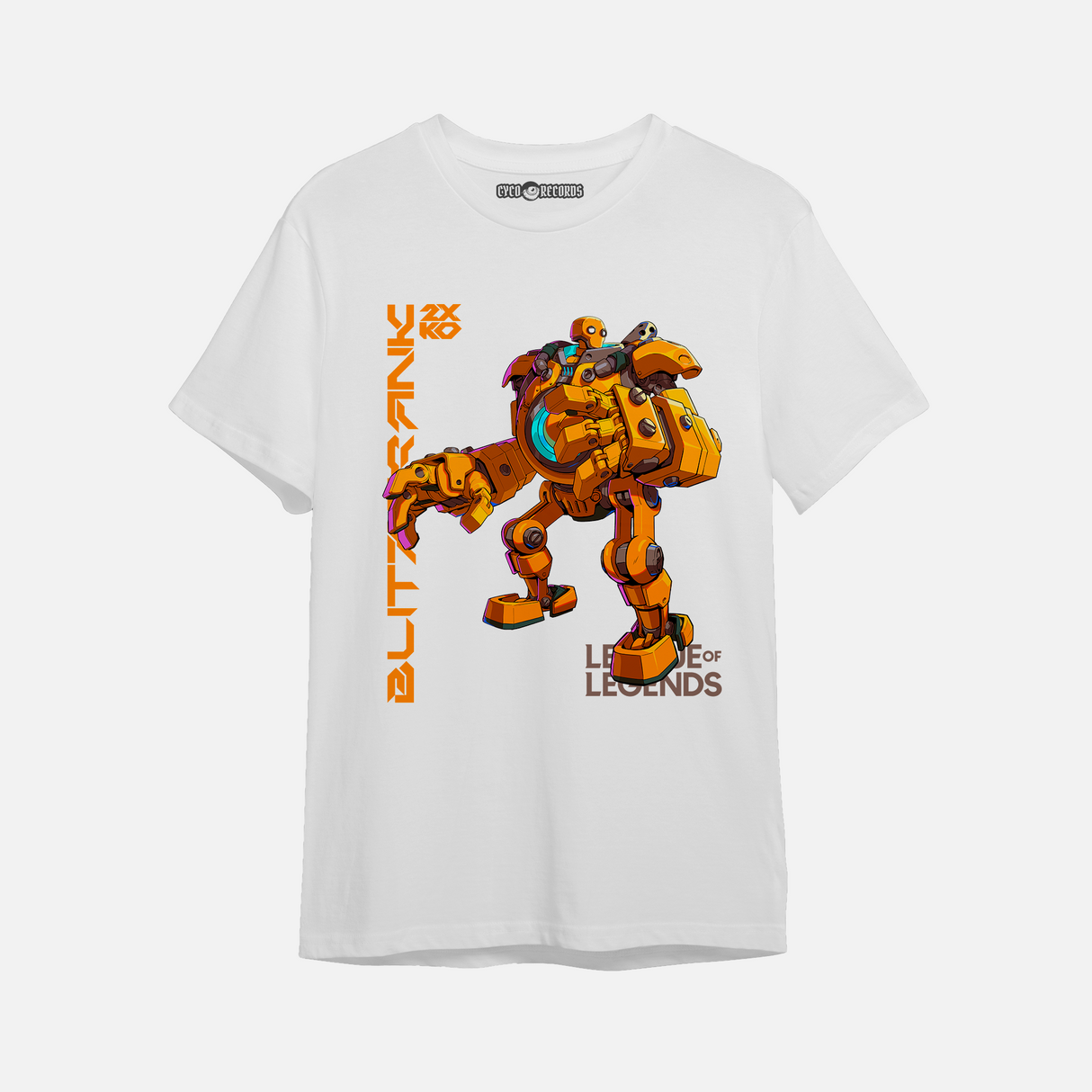 League Of Legends - Blitzcrank - Polera Blanca