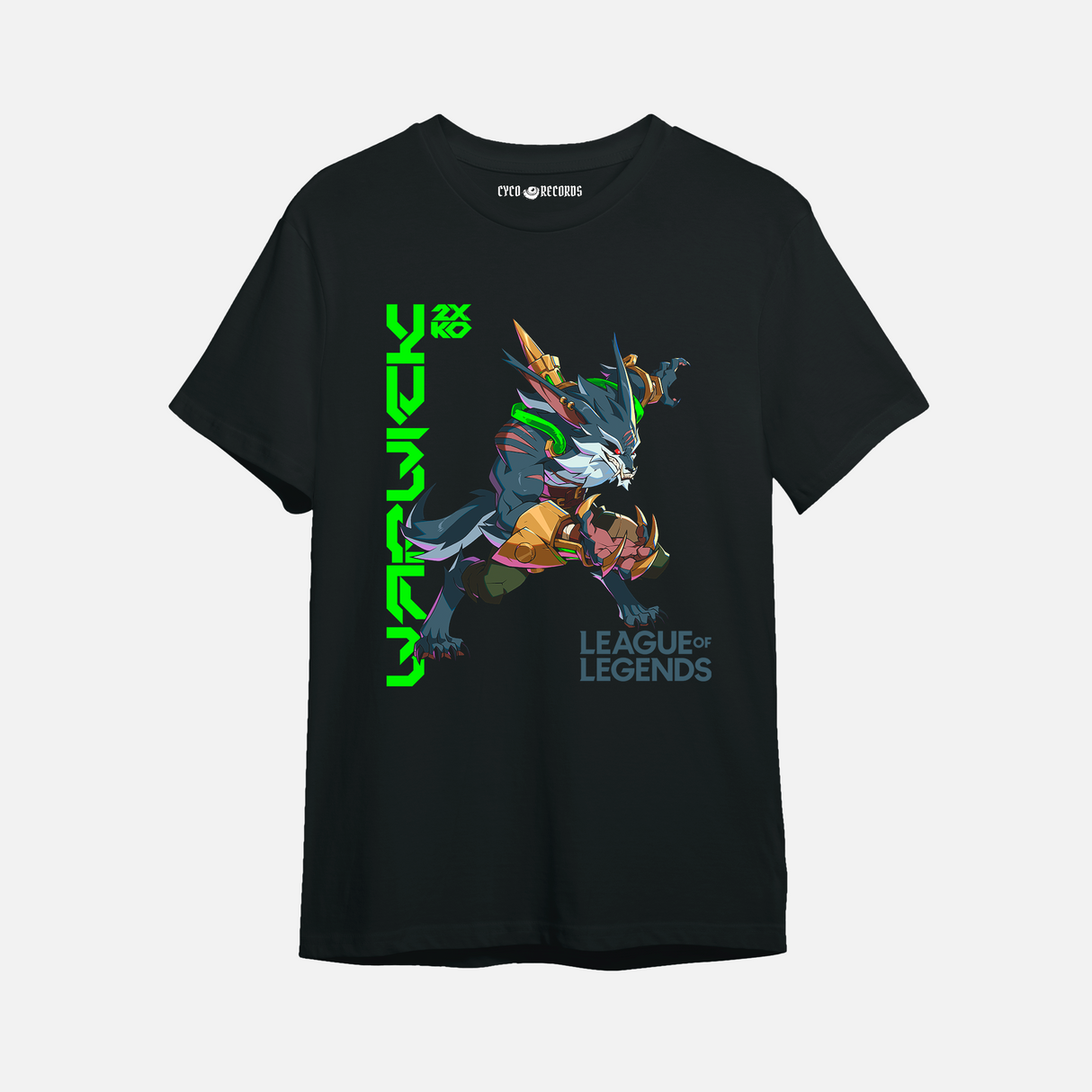 League Of Legends - Warwick - Polera Negra