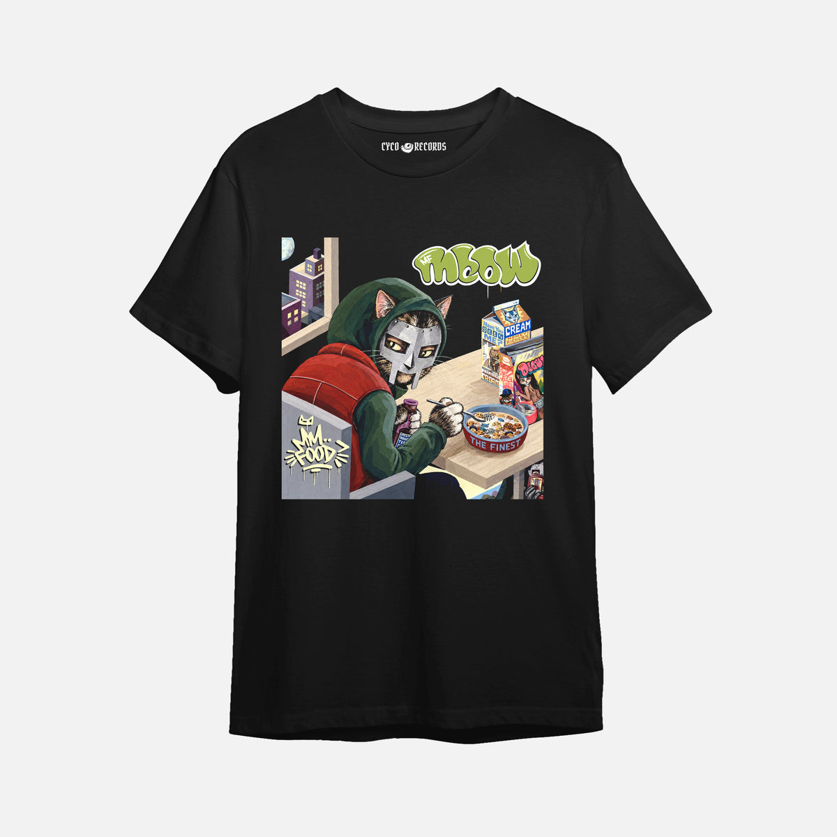Gato - Rock - MF Meow - Polera