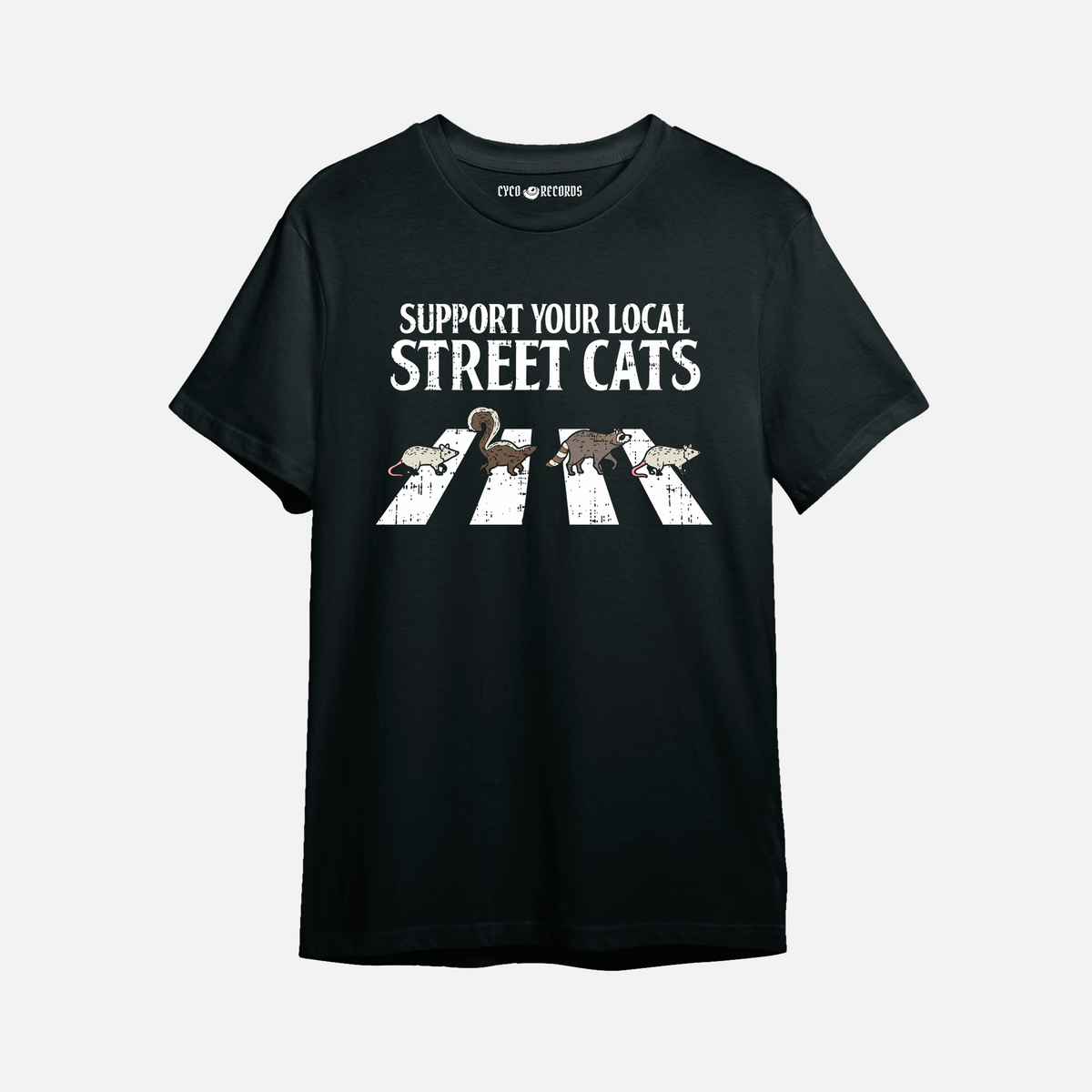 Meme - Beatles Street Cats - Polera