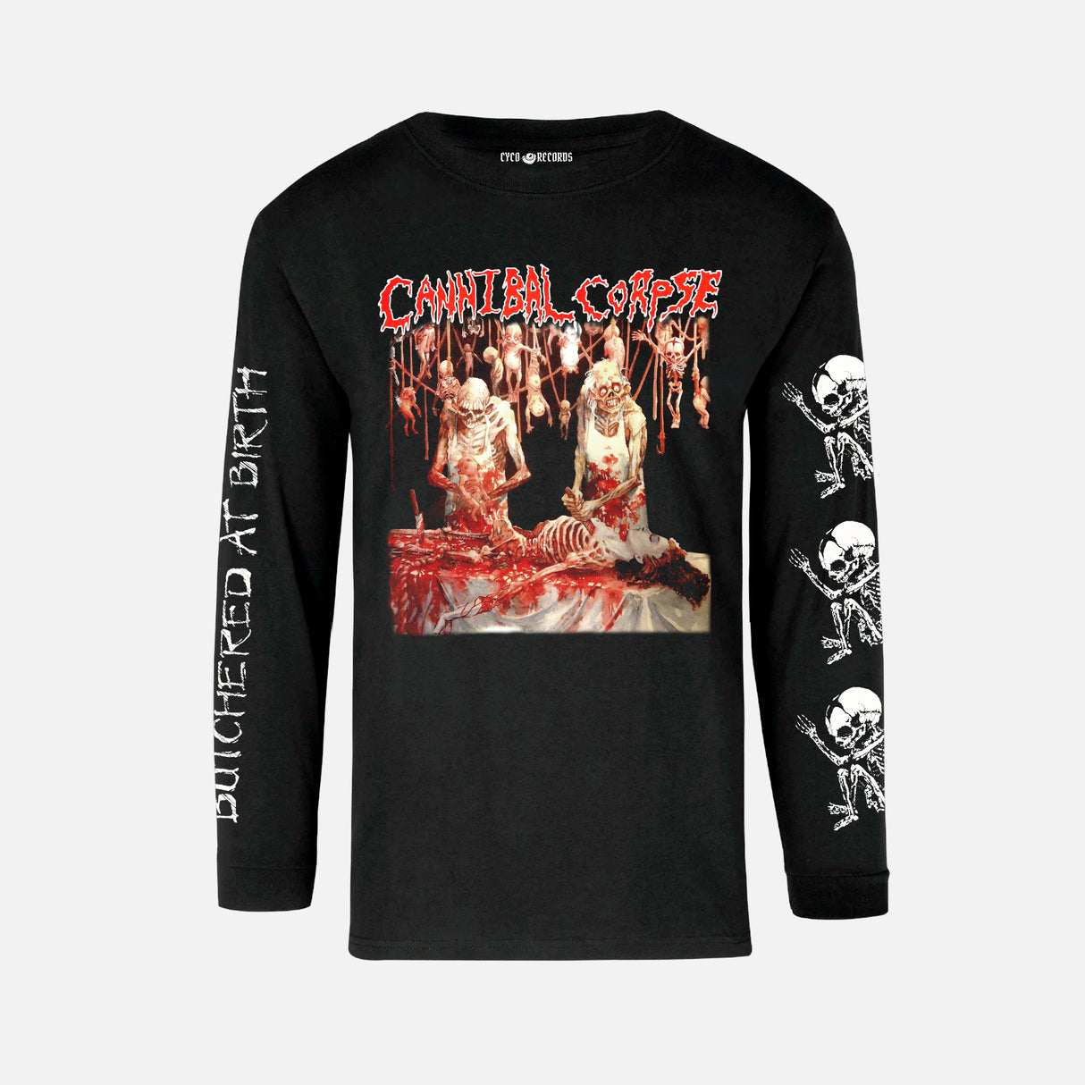Cannibal Corpse - Butchered at birth - Manga Larga