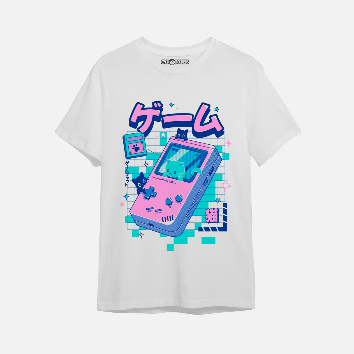 Kawaii - Meowtendo Game Cat - Polera