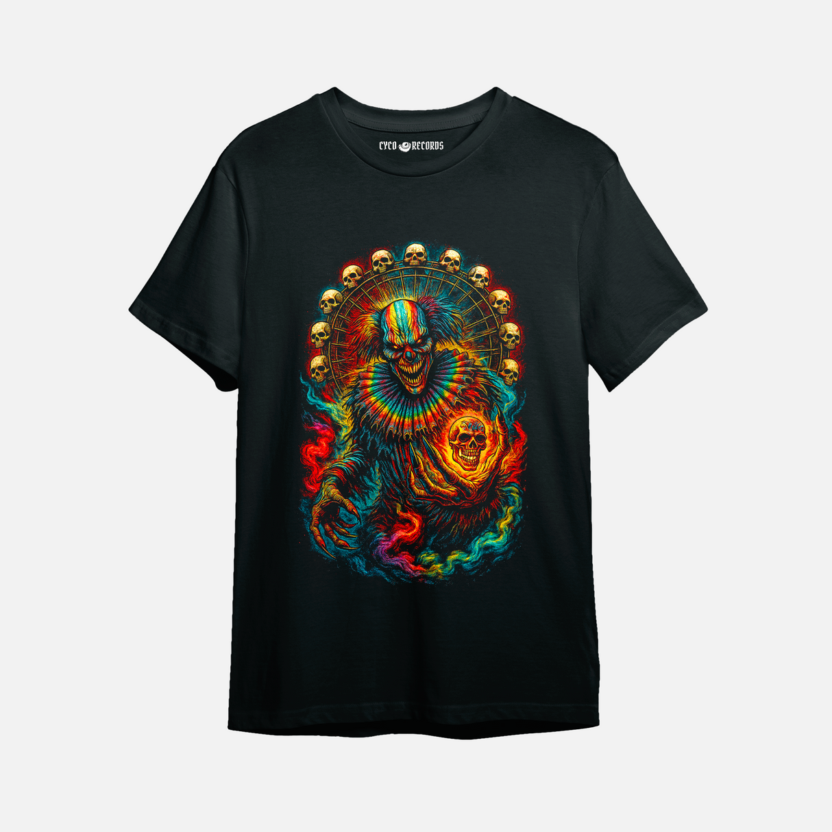 Payaso Arcoiris - Halloween - Polera