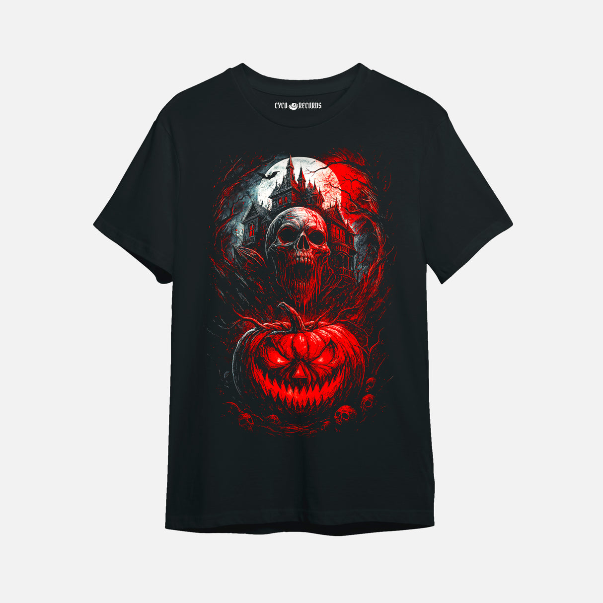 Pimpkin skull - Halloween - Polera