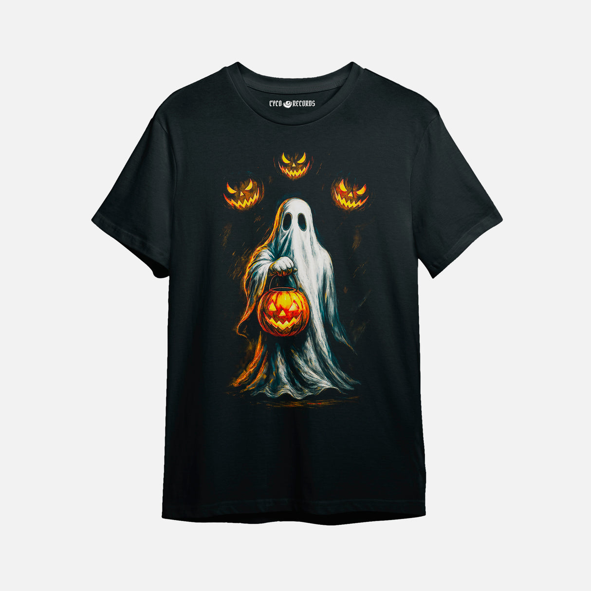 Halloween - Fantasma y Calabazas - Polera