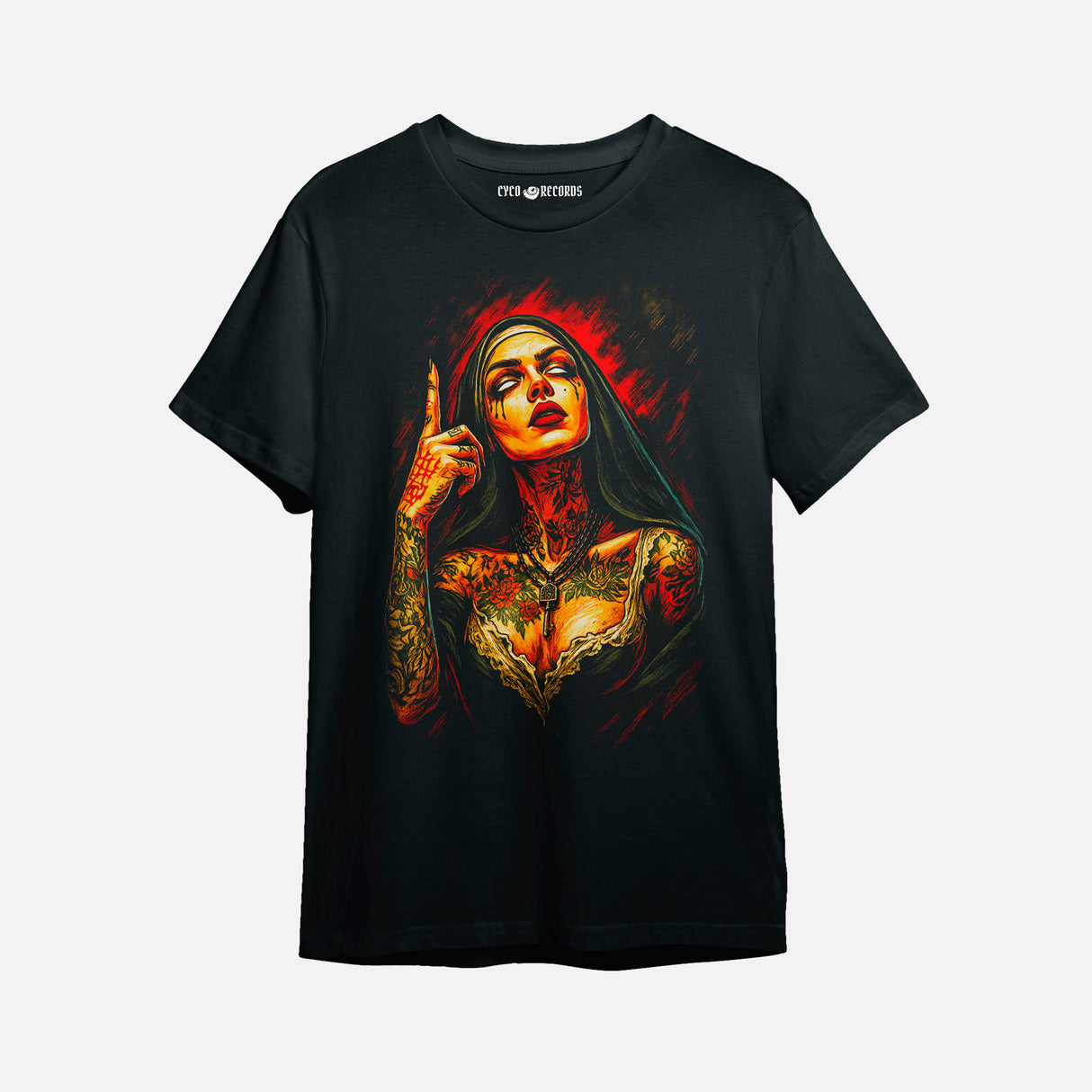 Halloween - Tattoo nun - Polera