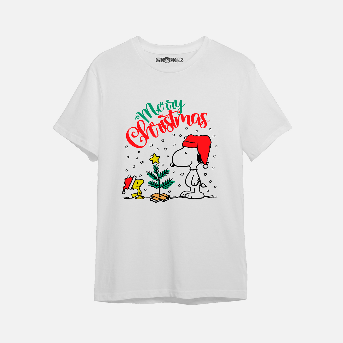 Snoopy - Woodstock Arbolito Navidad - Polera