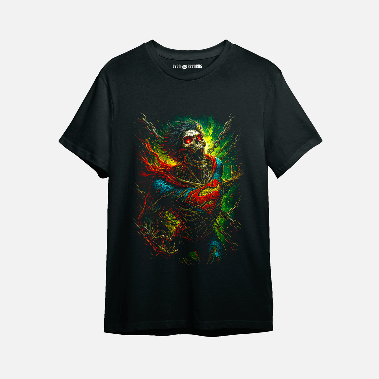 Superman Esqueleto - Halloween - Polera