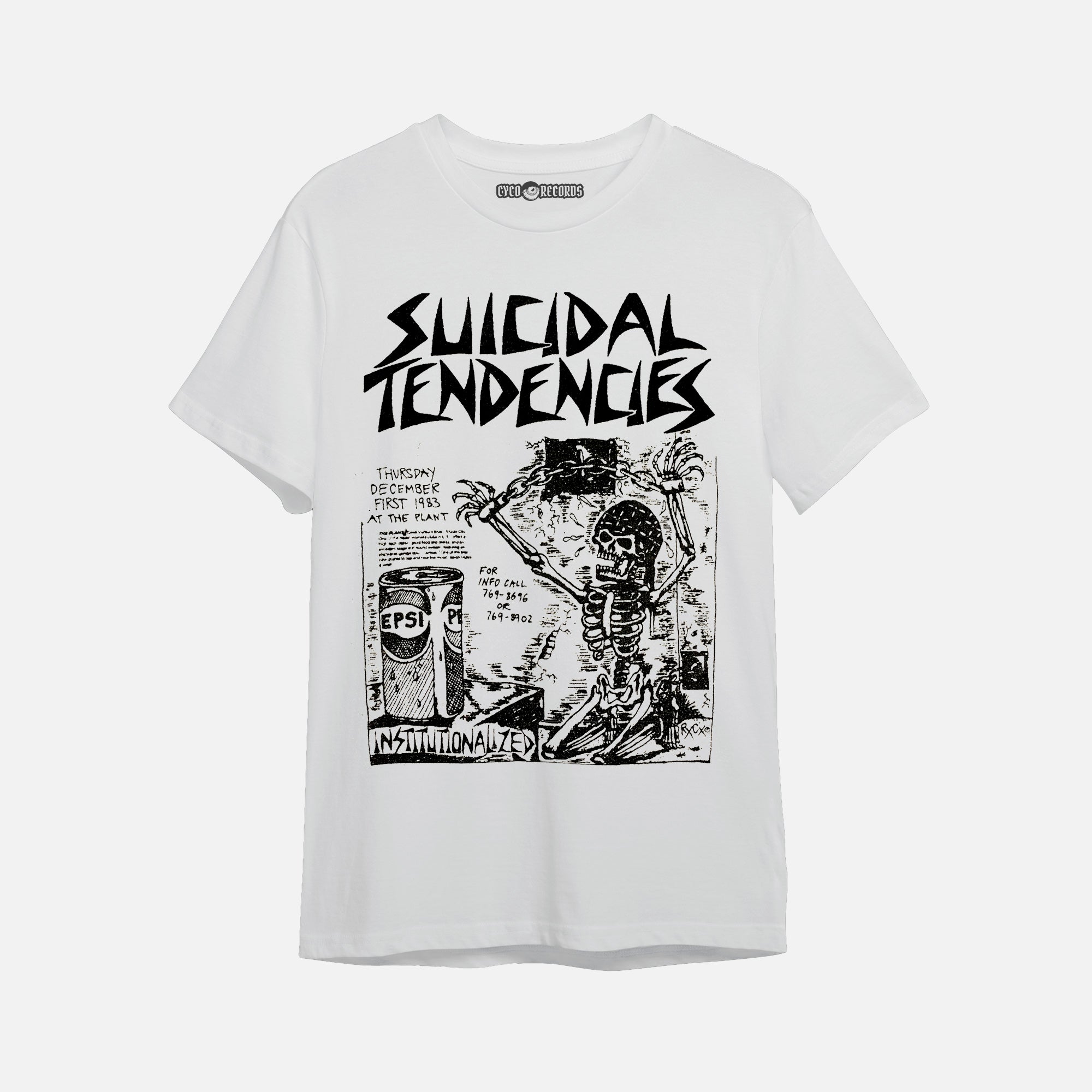 Suicidal tendencies - institutionalized - Polera – Cyco Records