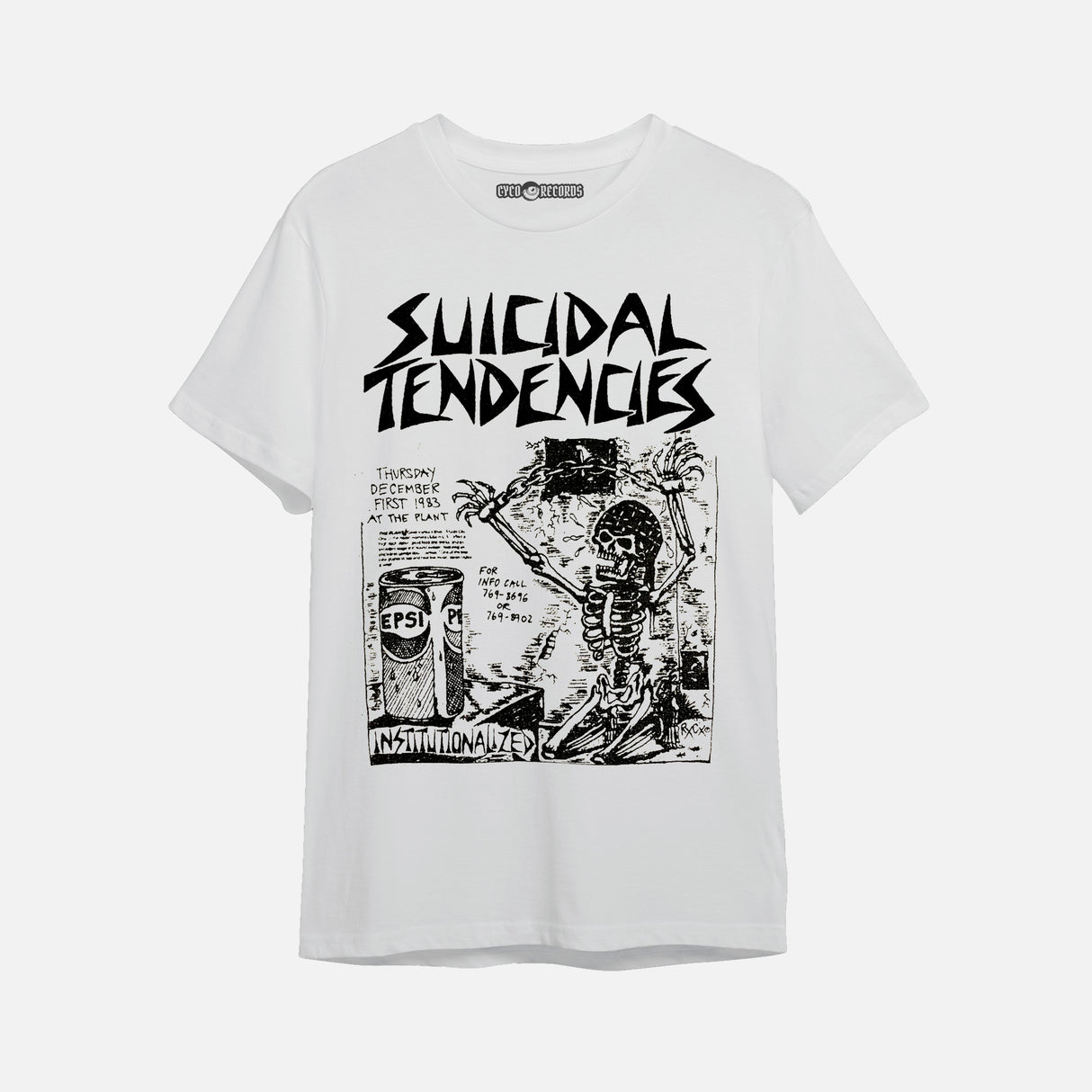 Suicidal tendencies - institutionalized - Polera