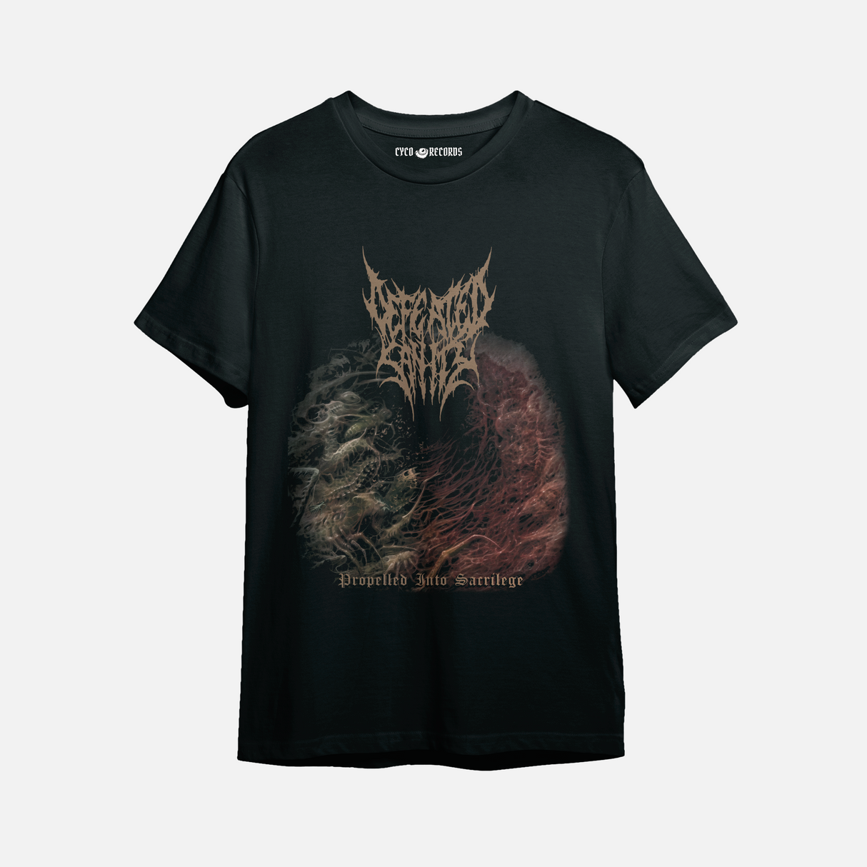 Defeated Sanity - Propelled Intro Sacrilege - Polera