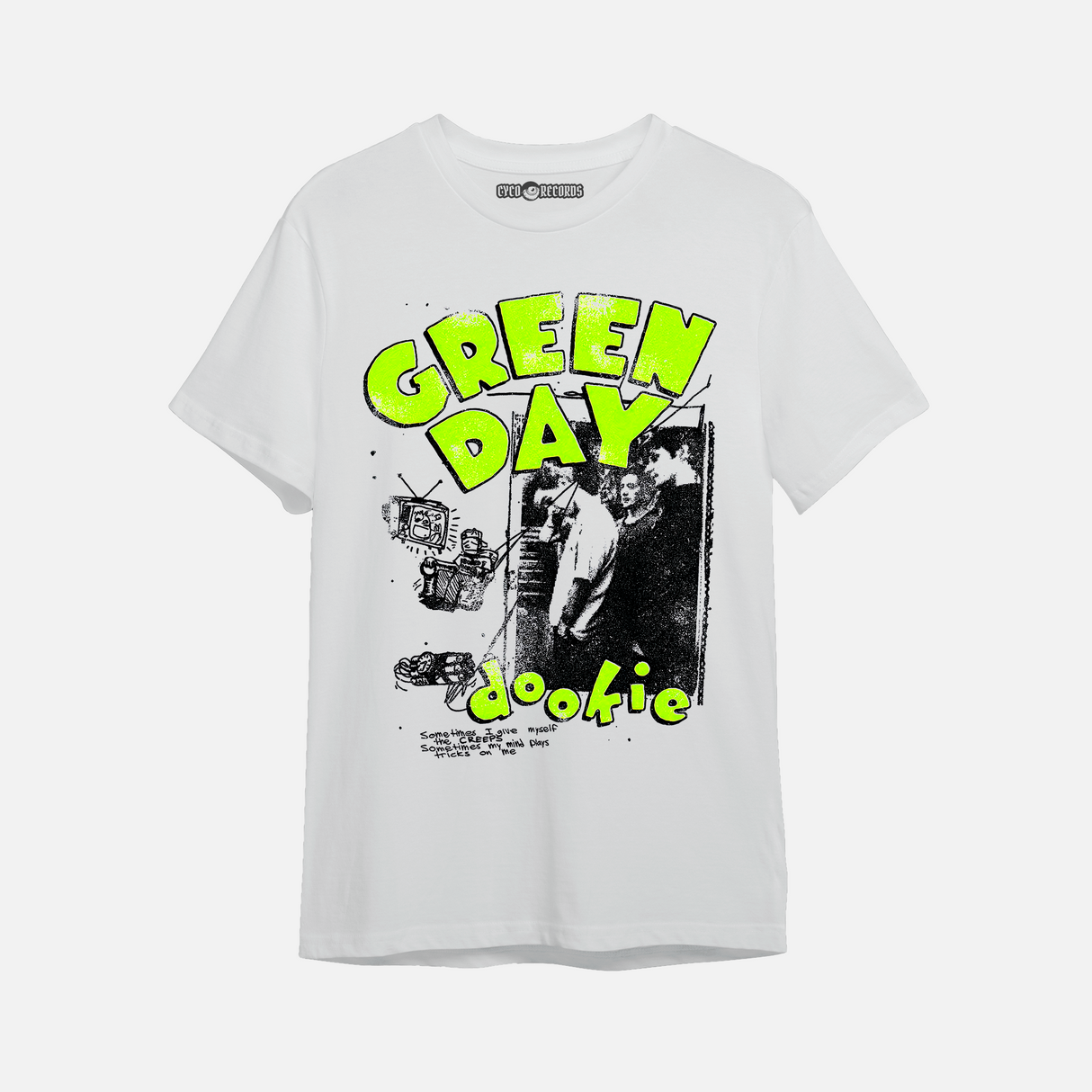 Green Day - Dookie logo verde - Polera