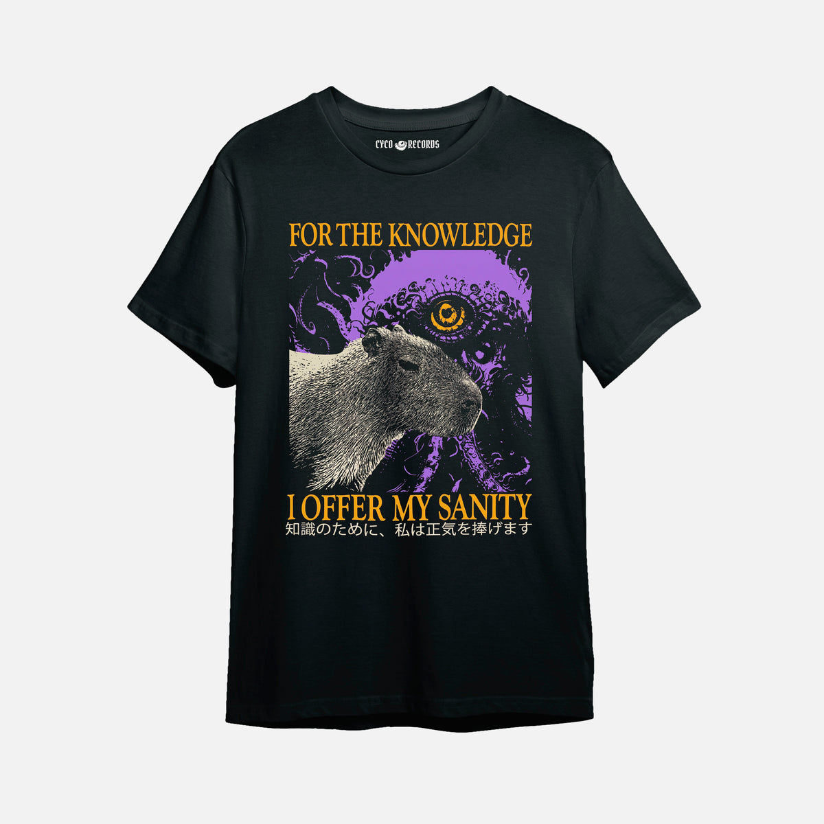 Meme - Capibara Knowledge - Polera