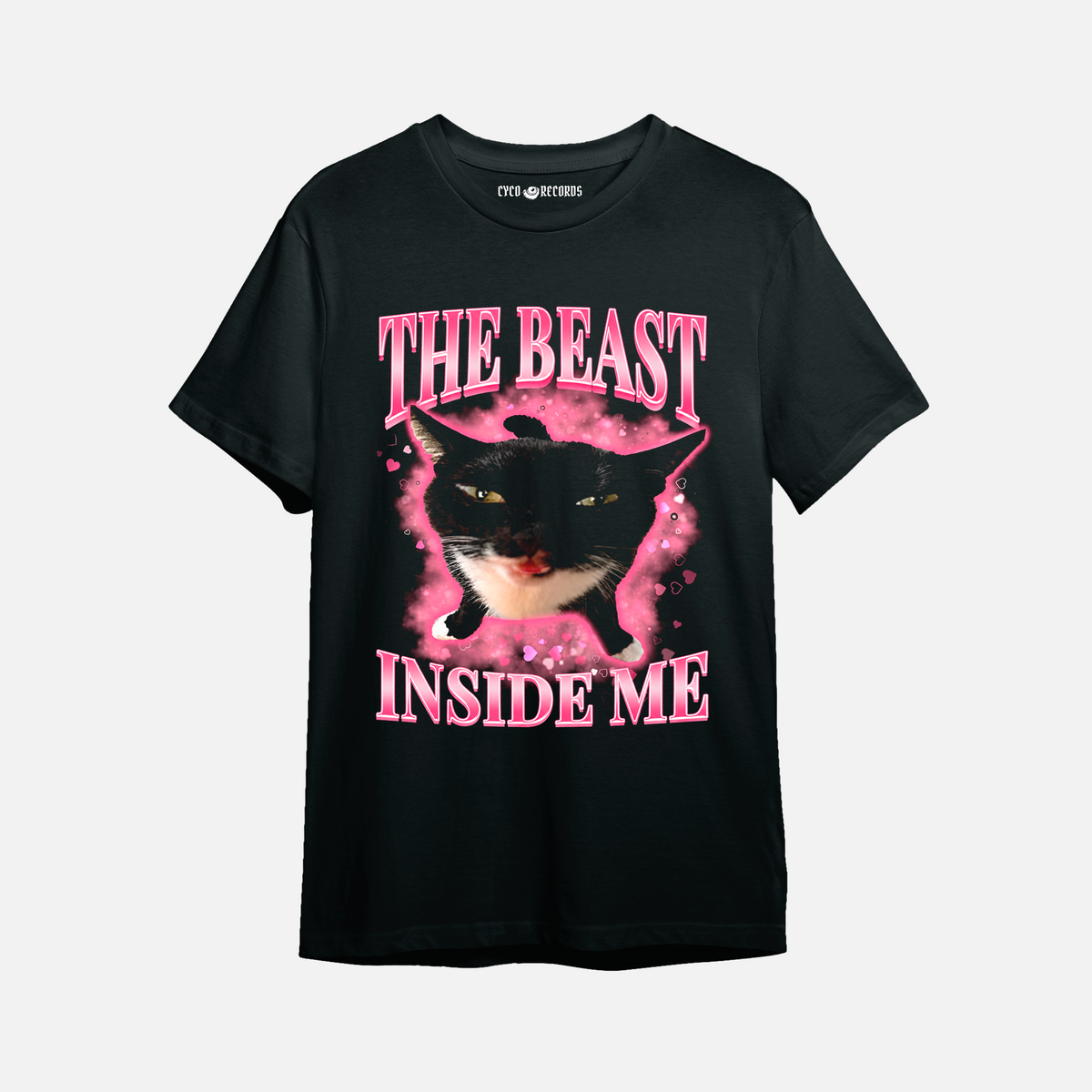 Meme - Cat Beast Inside - Polera