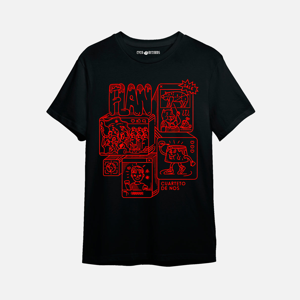 El Cuarteto de Nos - Flan - Polera