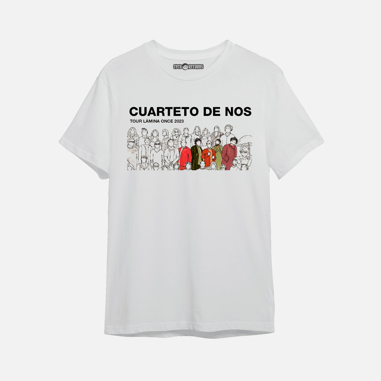 El Cuarteto de Nos - tour 2023 - Polera