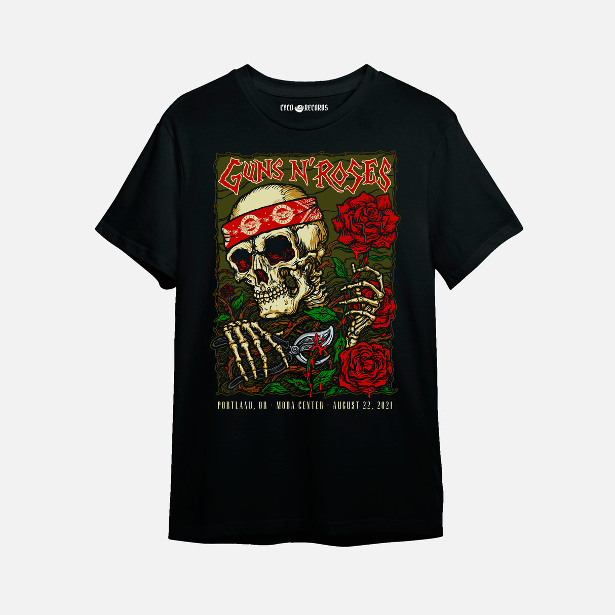 Guns n Roses - Poster Portland - Polera