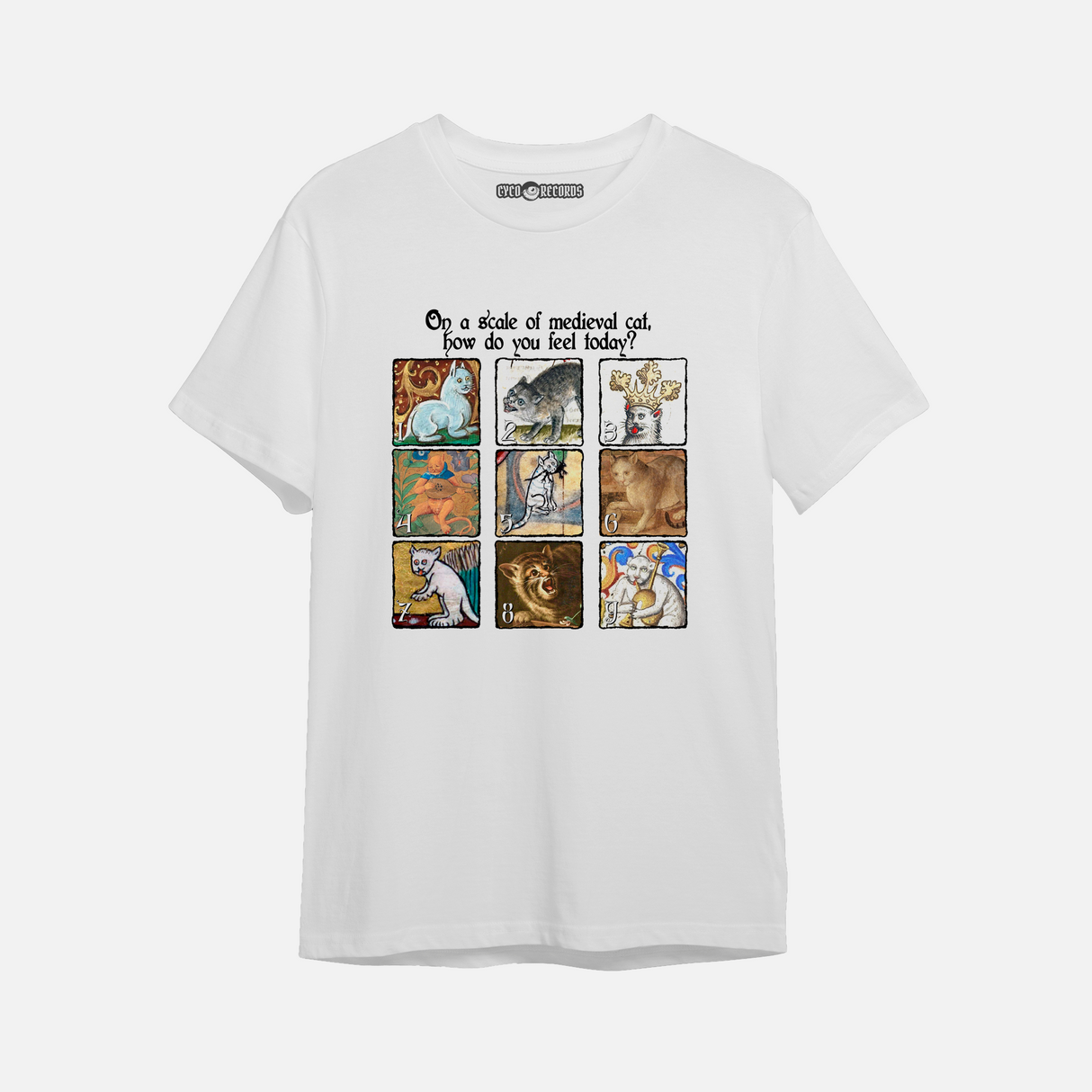 Meme - Today Medieval Cat - Polera