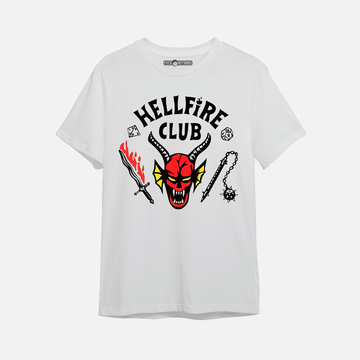 Stranger Things - Hellfire Club - Polera Blanca