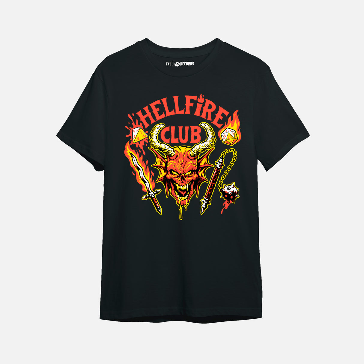 Stranger Things - Hellfire Club Evil Logo - Polera