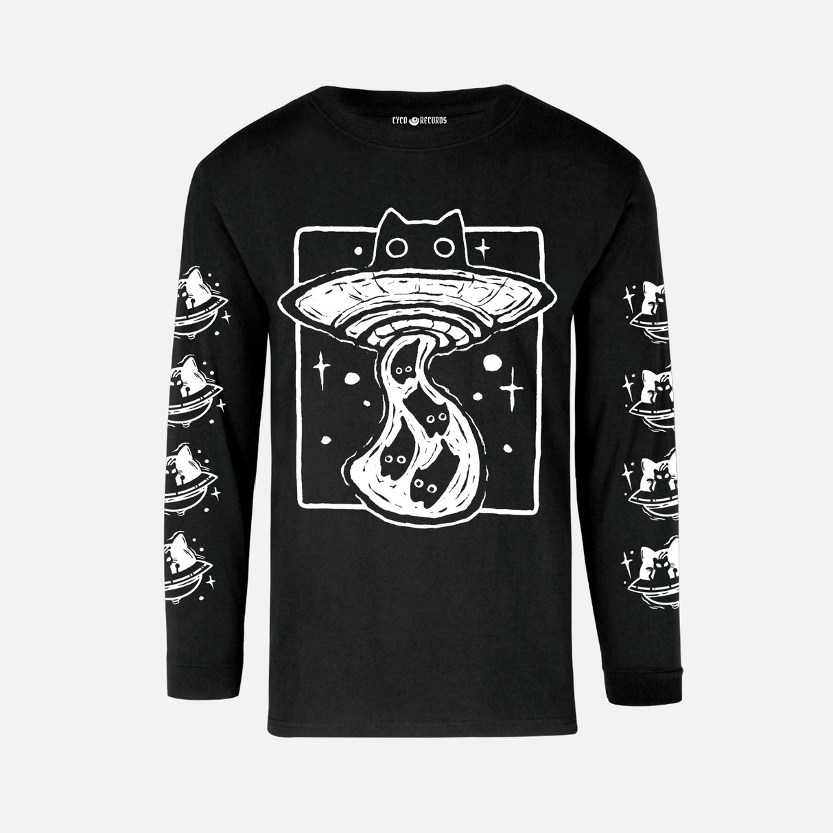Gatos - Ufo Cat - Polera ML