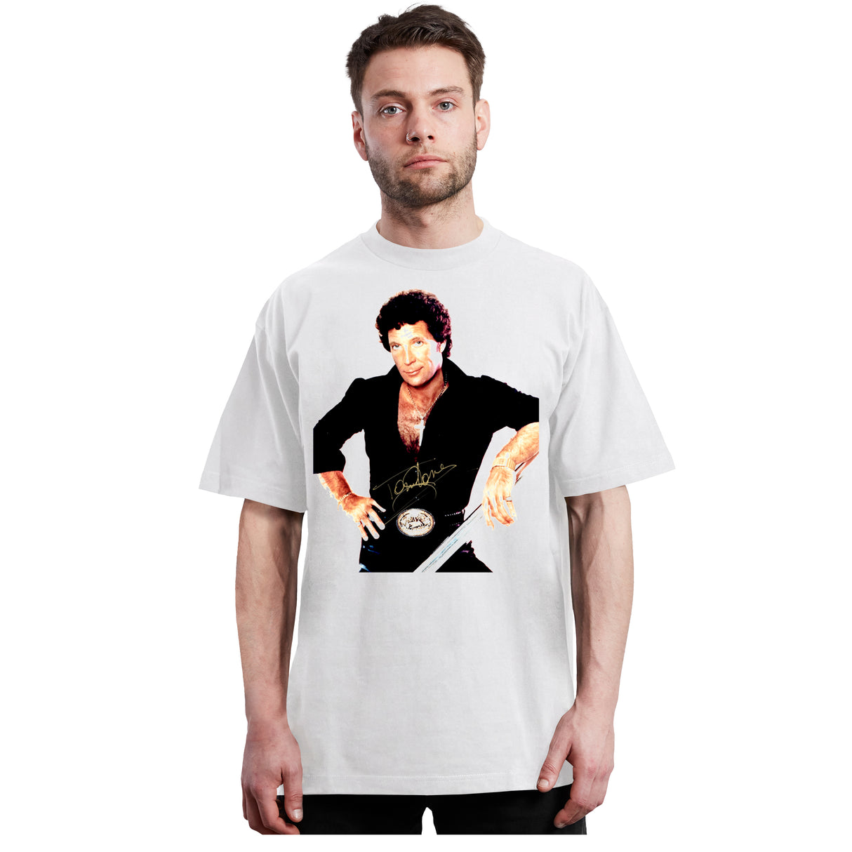 Tom Jones - Foto Vintage - Polera