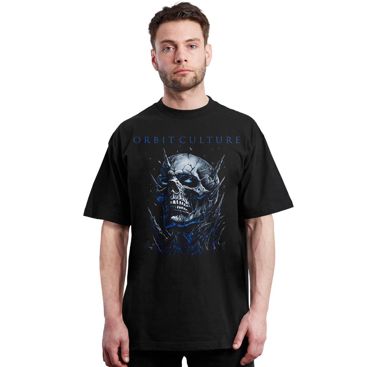 Orbit Culture - Blue Skull - Polera