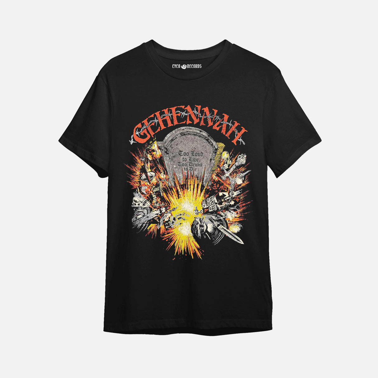 Gehennah - Too Loud - Polera