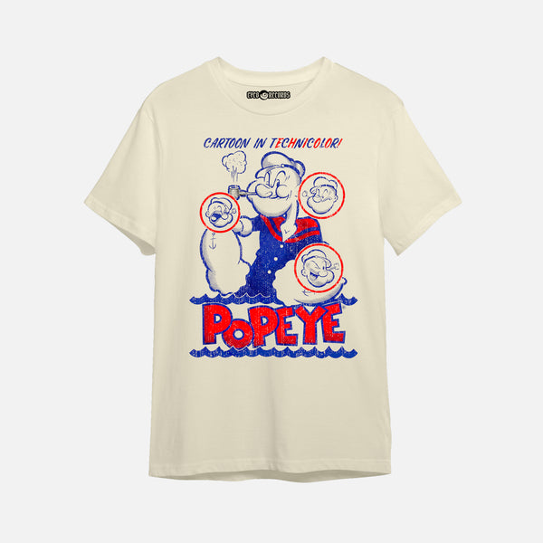 Popeye - Cartoon - Polera
