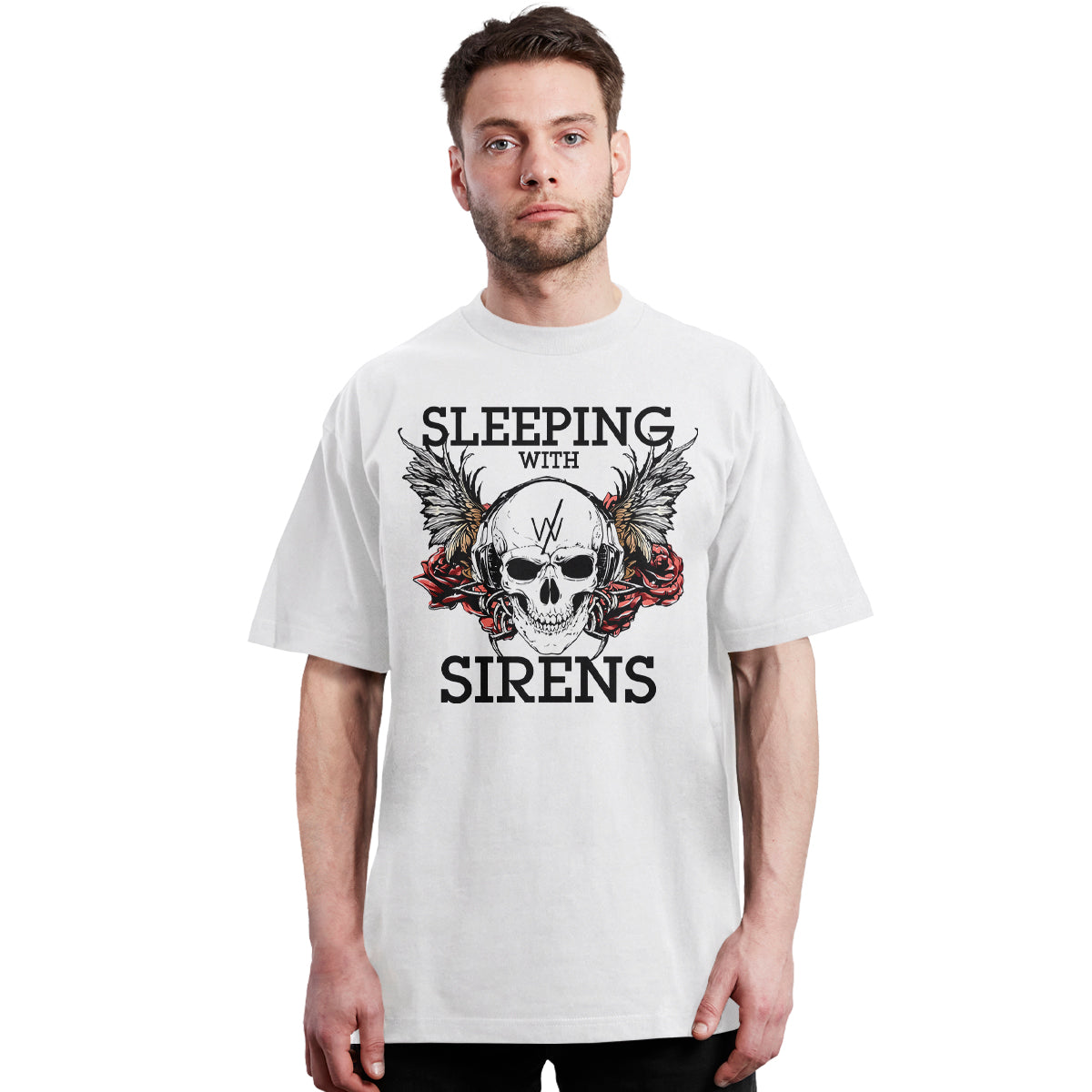 Sleeping With Sirens - Skull - Polera