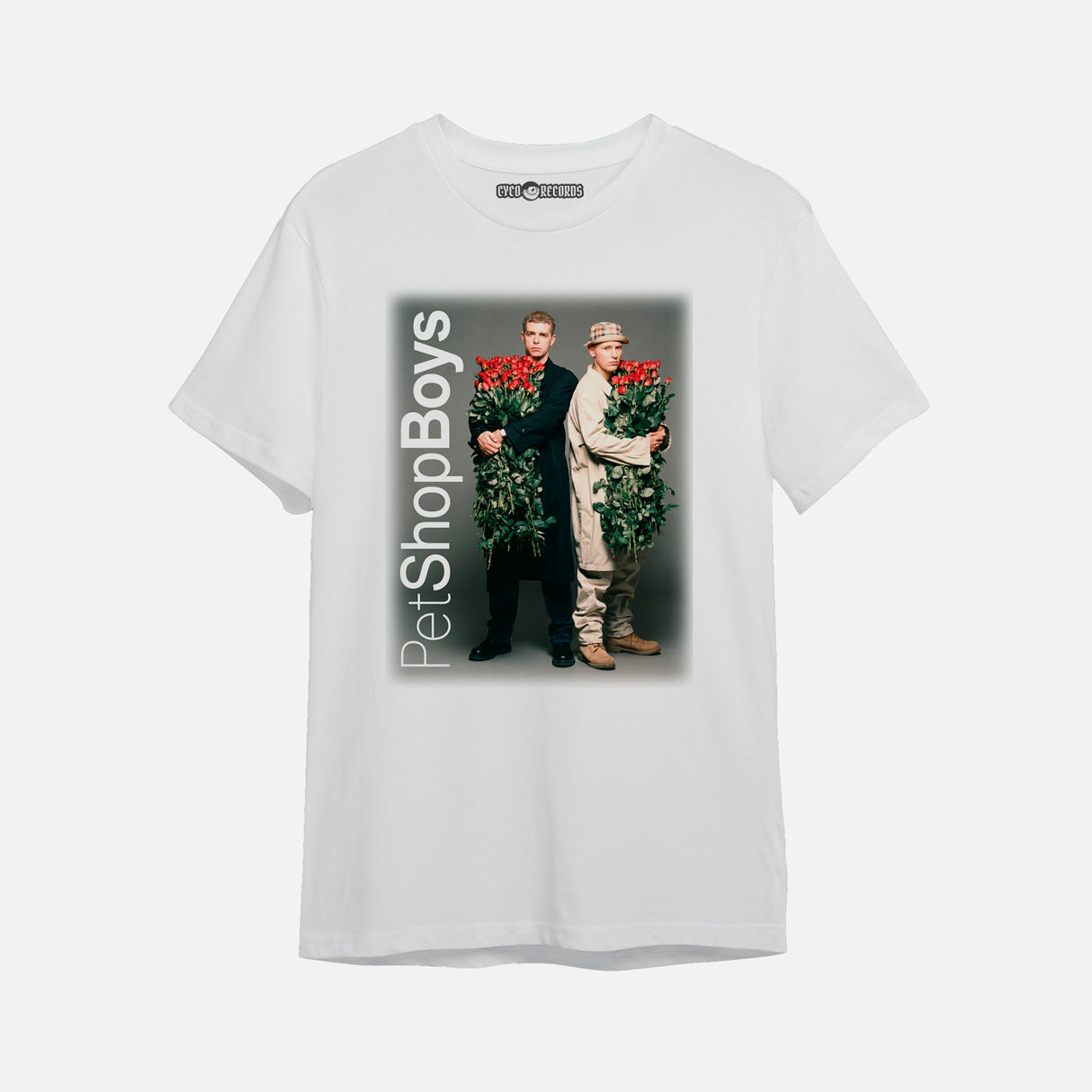 Pet Shop Boys - Roses - Polera Blanca