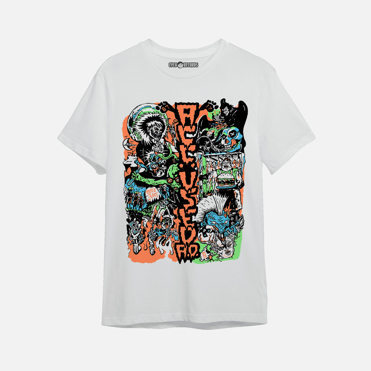 The accused - AD Collage blanca - Polera