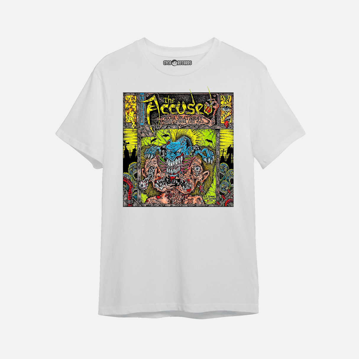 The accused - Martha splatterhead - Polera Blanca